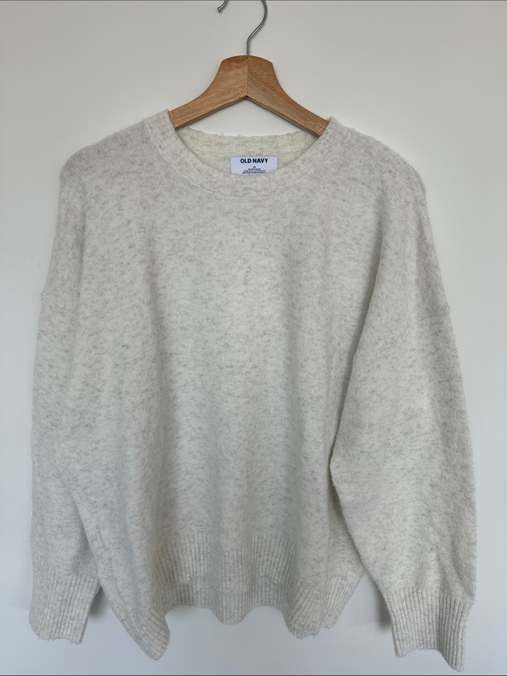 Old Navy Off-White Crewneck Sweater